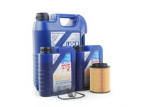 ES#2785029 - VR612VOILKT3 - Oil Service Kit - Includes Mann oil filter and Liqui Moly 5w-40 oil - Assembled By ECS - Audi Volkswagen