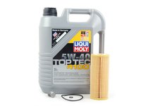 ES#2785066 - MK4TDIOILKT7 - Oil Service Kit - *ECS Recommends* - Includes Mann oil filter and Liqui Moly 5w-40 oil - Assembled By ECS - Volkswagen