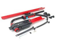 ES#2748303 - 1202 - BrassKnuckles - Red - The lowest profile upright bike mount on the market. Easy to use, it folds flat for a quiet, fuel efficient drive. - Rocky Mounts - Audi BMW Volkswagen MINI Porsche