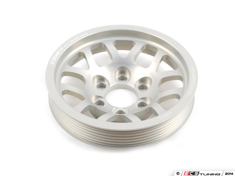 ECS 06F198001SLV Lightweight Underdrive Pulley Kit Silver
