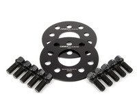 ES#2748180 - ECS10153KTWB1KT - ECS Wheel Spacer And Bolt Kit - 4mm With Black Ball Seat Bolts - Comes with everything you need to install spacers on two wheels - ECS - Audi Volkswagen
