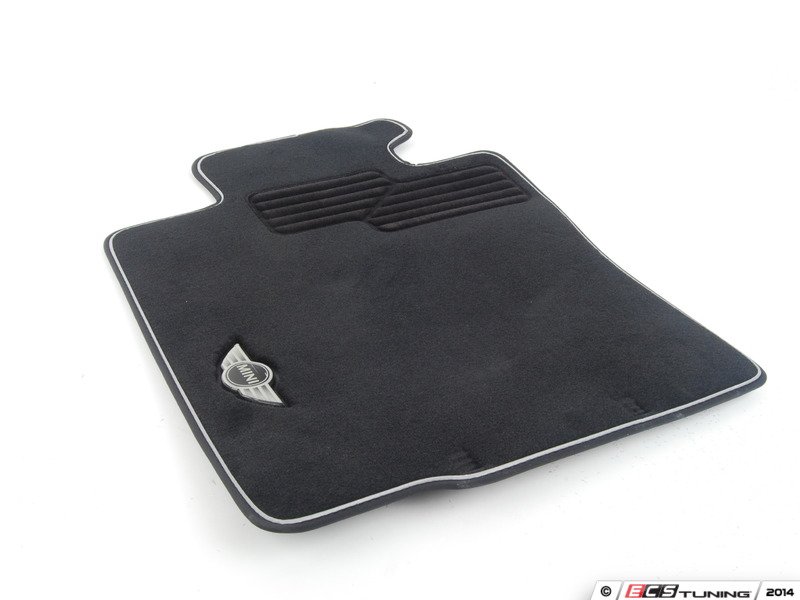 Genuine MINI 51472239968 MINI Emblem Logo Floor Mat Carpet Set Front & Rear (51472239968)