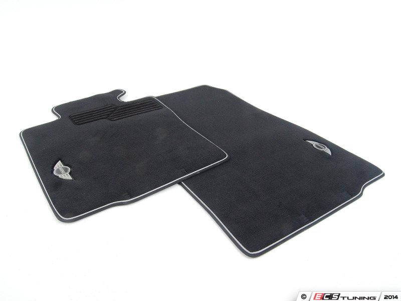 Genuine MINI 51472239968 MINI Emblem Logo Floor Mat Carpet Set Front & Rear (51472239968)