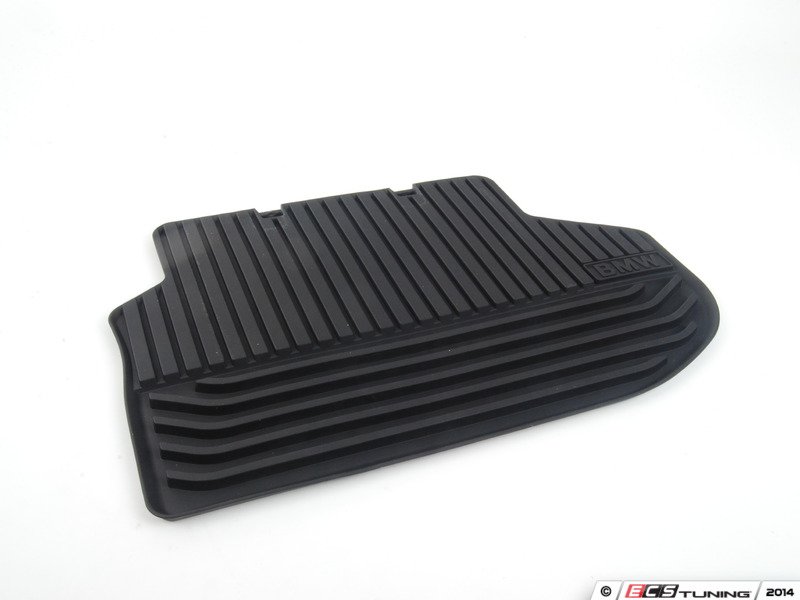 Genuine BMW 51472346785 F10 Rear All Weather Rubber Floor Mats Black (51472346785)