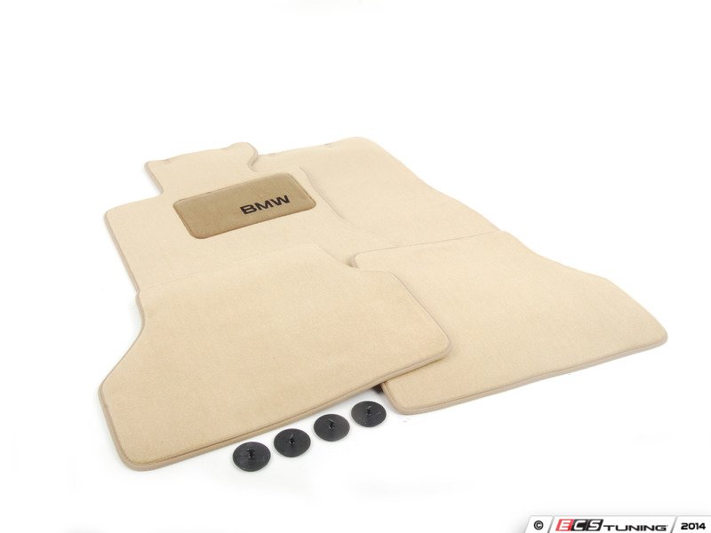 Genuine BMW 82110302988 Carpeted Floor Mats Set Beige (NO