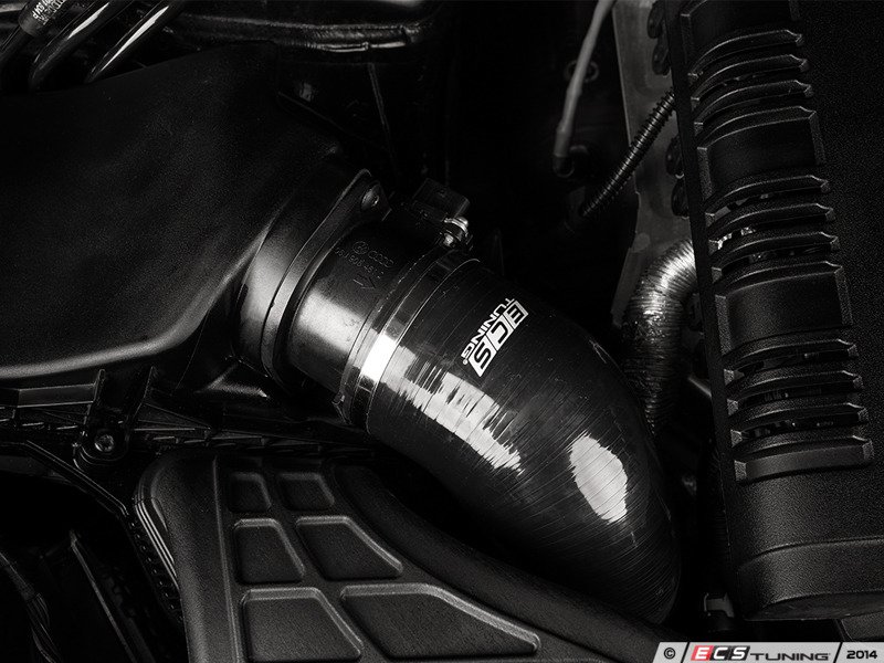 Rev9 Power Silicone Turbo Inlet Hose For WRX 2.0T 2015-2019 – 5-Ply Black – Increases Intake Volume