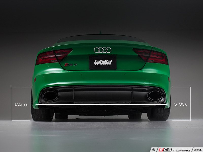 ECS 006169ECS01KT1 RS7 Wheel Spacer Flush Fit Kit Black Bolts