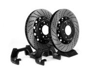 ES#2840902 - 000505ECS02KT4 - CSL Big Brake Upgrade Kit (345x28) - Upgrade to ECS 2-piece E46 M3 CSL rotors for increased brake torque and thermal capacity. Reuse your existing calipers, pads, lines, and hardware! - ECS - BMW