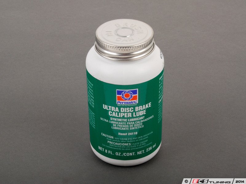Permatex 24110 Disc Brake Caliper Lubricant 8oz Brush Top Bottle