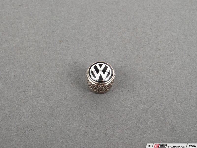 Genuine Volkswagen Audi 000071215 Valve Stem Cap Set Brass (000