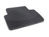 ES#2608675 - 82550151192KT - All Weather Rubber Floor Mat Set - Black - Complete set of four with hardware - Genuine BMW - BMW