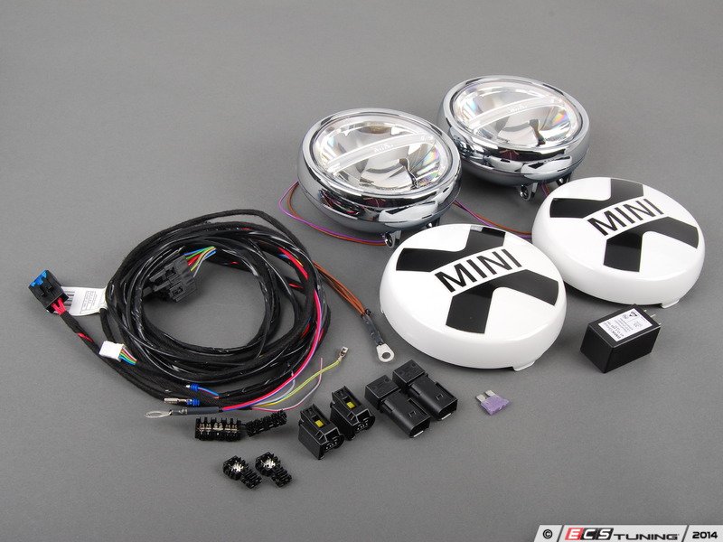 Genuine MINI 63122288981 LED Driving Lights Retrofit Kit Chrome