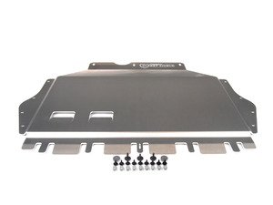ES#2738920 - 003425ECS01AKT - ECS Tuning Aluminum Street Shield Skid Plate Kit - Protect your vehicle's fragile oil pan and under carriage with this 3/16" (4.76mm) thick aluminum skid plate - ECS - Audi Volkswagen