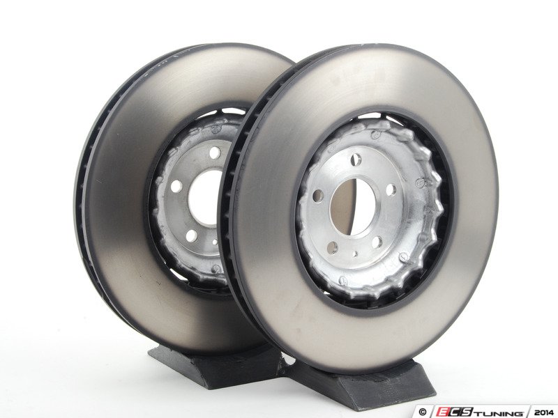 Genuine Volkswagen Audi 4H0698301L Front Brake Rotors Pair