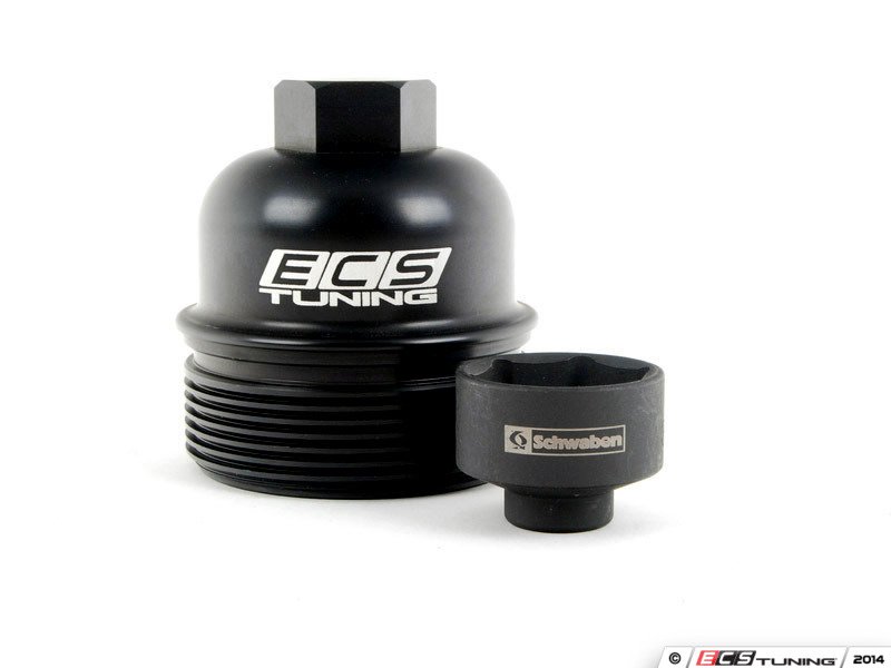 ECS - 003270ECS01AKT2 - Billet Aluminum Oil Filter Housing With Removal Aluminum Filters Are Used To Remove