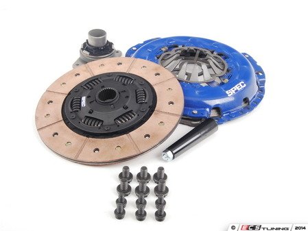ES#2778072 - SA303F-3 - Stage 3+ Clutch Kit - Full faced carbon semi-metallic disc with a torque rating of 595ft/lbs - Spec Clutches - Audi