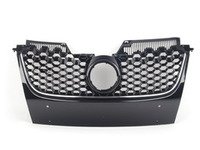 ES#2794981 - 009510BRP01 - Honeycomb Grille - Black With Chrome Strip - Black honeycomb with chrome strips and badge holder - Bremmen Parts - Volkswagen