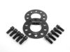 ES#2748278 - 6-ECS-015 - Wheel Spacer & Bolt Kit - 5mm With Black Ball Seat Bolts - Get the right size wheel spacer for your Audi - ECS - Audi