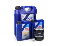 ES#2817110 - 2332KT5 - premium Oil Service Kit - Includes Mann oil filter and Liqui-Moly High Tech 5w-40 oil - Assembled By ECS - Audi