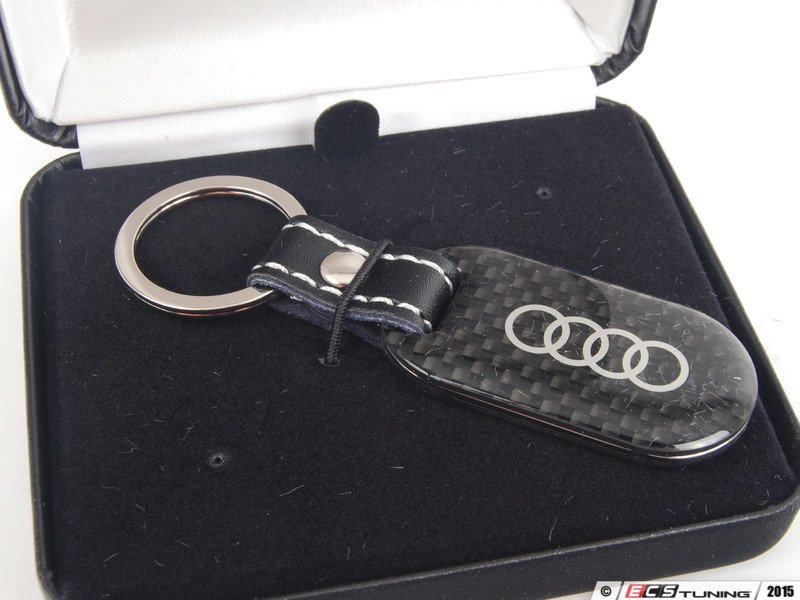 Genuine Volkswagen Audi ZAW087610 Carbon Fiber Key Holder (ZAW 087 610)