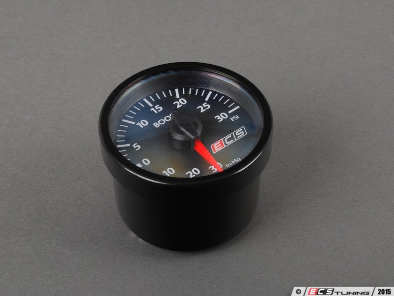 ECS 004608ecs01KT ECS Angled Vent Pod Boost Gauge Kit (White / Red Needle) (NO LONGER