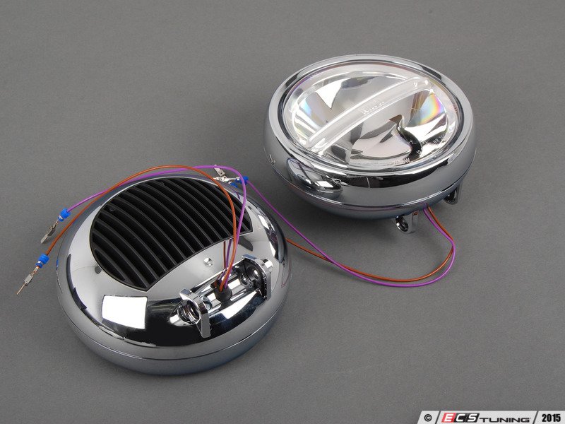 Genuine MINI 63122288981 LED Driving Lights Retrofit Kit Chrome