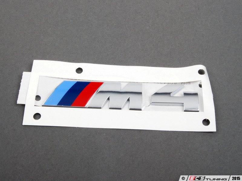 Genuine BMW - 51138054330 - M4 Trunk emblem (51-13-8-054-330)