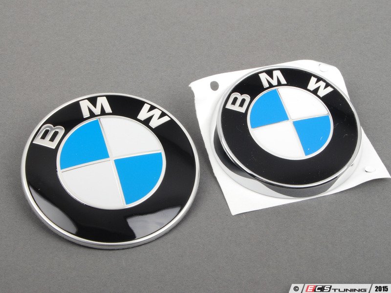 Genuine BMW - 51148132375KT4 - BMW Emblem / Roundel With Grommets ...