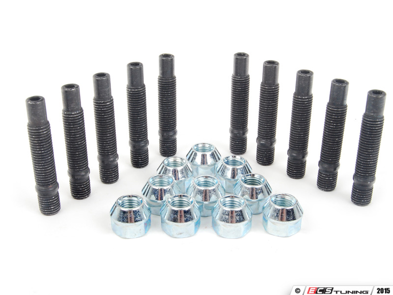 ECS News BMW E46 325 ECS Wheel Stud Conversion Kit