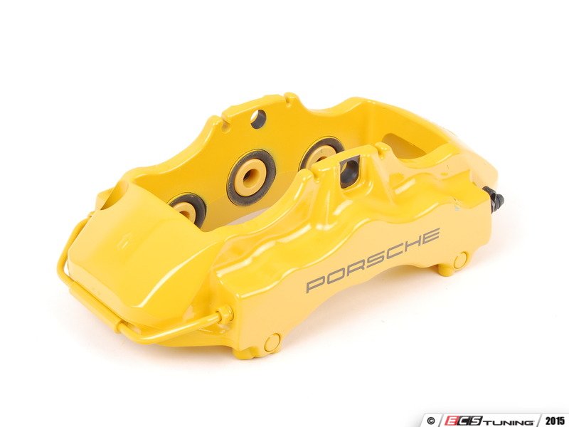 Genuine Porsche 99735143292 Front Brake Caliper Yellow