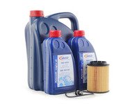 ES#2785032 - VR612VOILKT6 - Oil Service Kit - With ECS Magnetic Drain Plug - Includes Mann oil filter and Vaico 5w-40 oil - Assembled By ECS - Audi Volkswagen