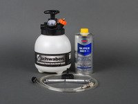 ES#2765515 - 007091ECS01KT - Brake Fluid Flush Kit - Level 1 - Includes a Schwaben European Pressure Bleeder, Schwaben Bleeder Wrench, and 1 liter of Pentosin Super DOT4 brake fluid - Assembled By ECS - Audi BMW Volkswagen MINI Porsche