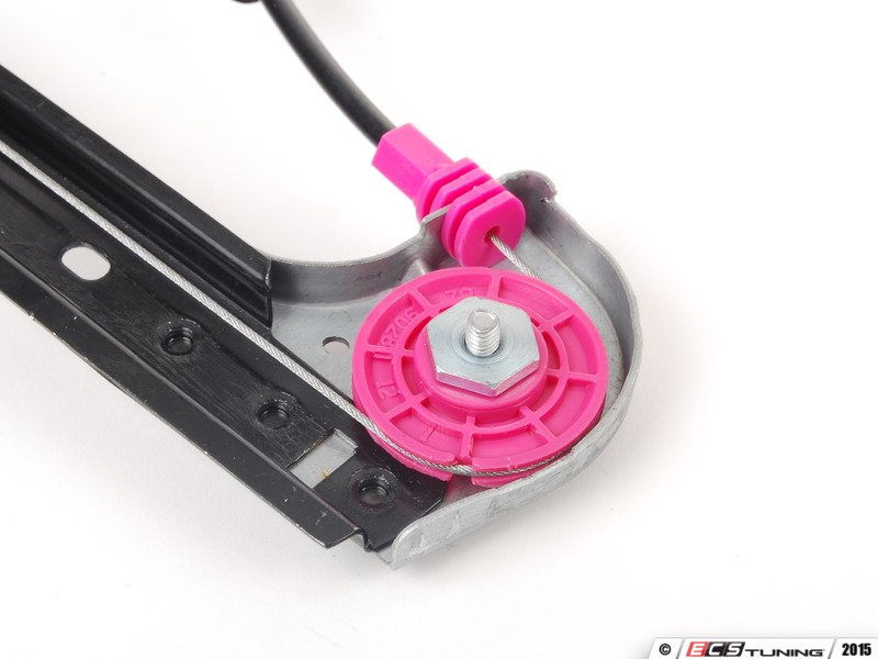 URO Parts 51337020660PRM Window Regulator, Premium Ball Bearing Regulator, Front Right, Without Motor