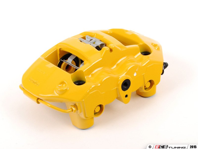 Genuine Porsche 99735242698 Rear Brake Caliper Yellow
