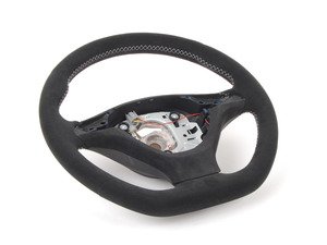 ES#2144769 - 32302166619 - BMW Performance Steering Wheel - Reuses factory sport air bag. Features white contrast Stiching. - Genuine BMW M Performance - BMW
