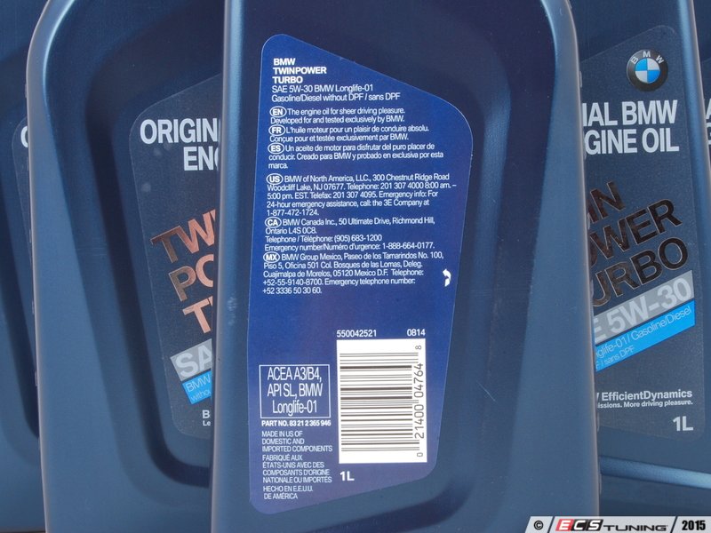 Genuine BMW 11427640862KT Genuine BMW Oil Change Kit