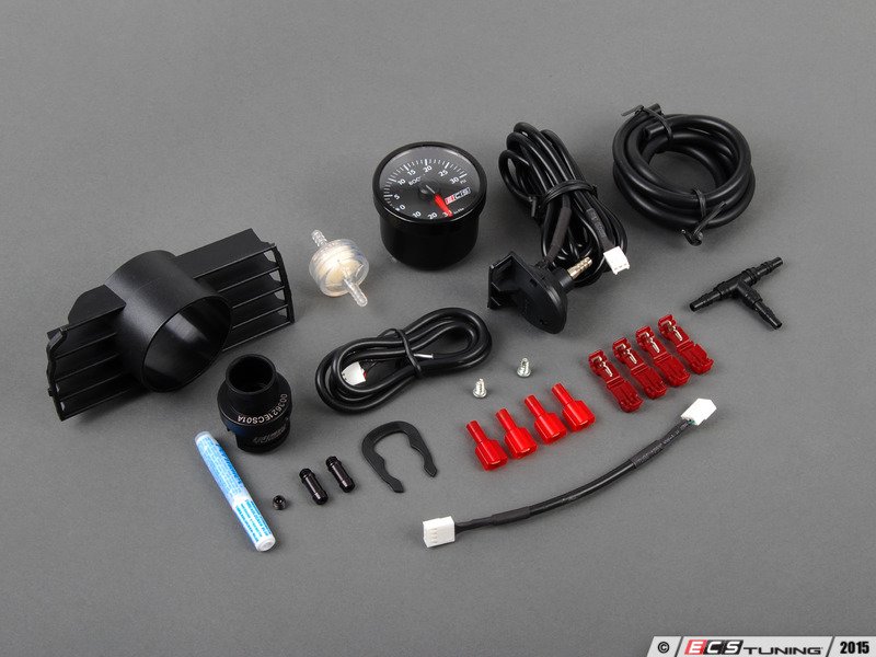 ECS 004608ecs01KT ECS Angled Vent Pod Boost Gauge Kit (White / Red Needle) (NO LONGER