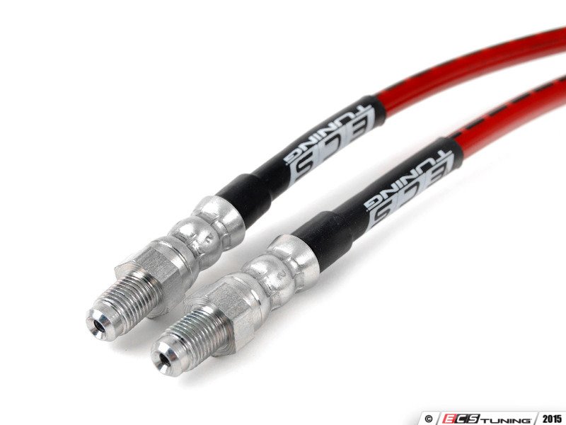 ECS 025320ECS02 ExactFit Stainless Steel Brake Lines Front