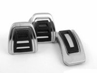 ES#2792886 - 3591GKSL13703 - GTI Pedal Set - Manual Transmission - 3 piece brushed pedal set includes throttle, brake, and clutch pedals - Bremmen Parts - Volkswagen
