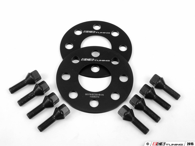 ECS ECS10164KTWB 4x100 Wheel Spacers 5mm (1 Pair) With Bolts