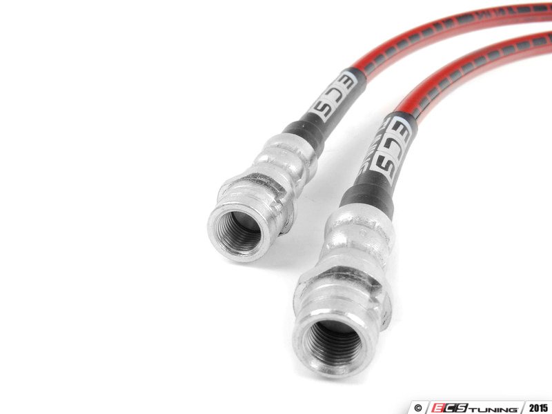 ECS 002565ECS01AKT2 ExactFit Stainless Steel Brake Lines Complete Kit