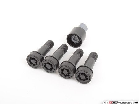 Genuine Mercedes Benz - 0019901707 - Wheel Lock Set - Black