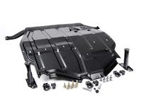 ES#9763 - 1j0698930 - Steel Skid Plate Kit - Eliminate your inferior plastic belly pan - Assembled By ECS - Volkswagen