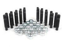 ES#2804036 - 001467ECS01KT - Ball Seat Stud Conversion Kit - Make wheel changes faster and easier - ECS - Audi Volkswagen