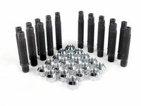 ES#2804053 - 001467ECS01KT2 - Conical Seat Stud Conversion Kit - Make wheel changes faster and easier - ECS - Audi Volkswagen