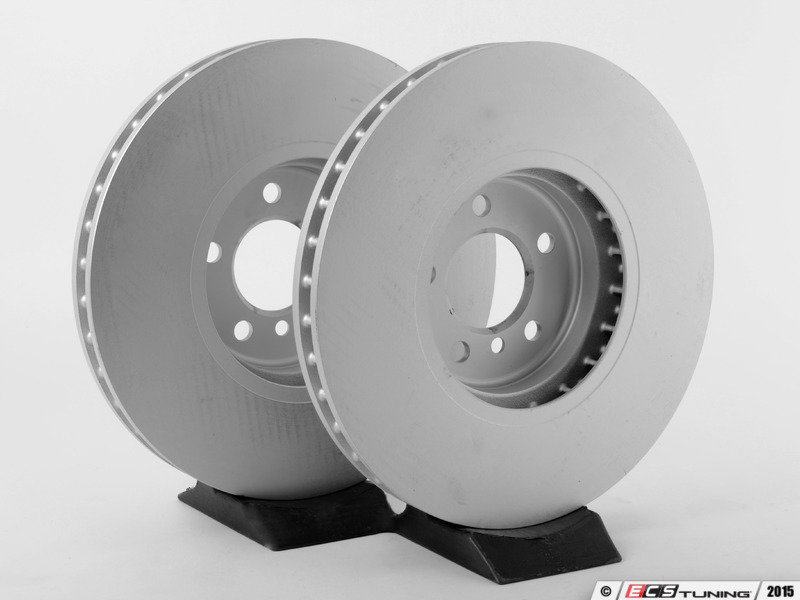 Genuine BMW 34116793243KT Front Brake Rotors Pair (365x36)