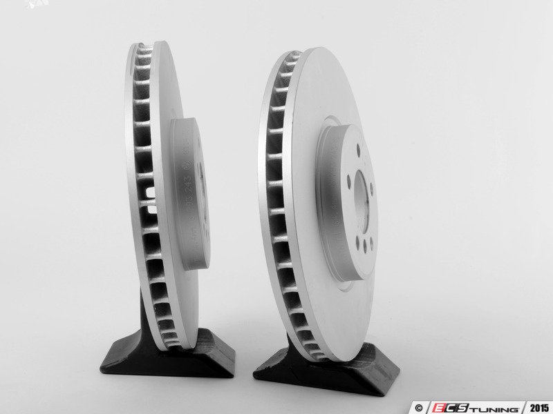 Genuine BMW 34116793243KT Front Brake Rotors Pair (365x36)