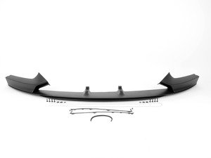 ES#2720224 - 51192343367 - Front M Performance Splitter - Matte Black - Add aggressive styling and added class with a front lip spoiler - Genuine BMW M Performance - BMW