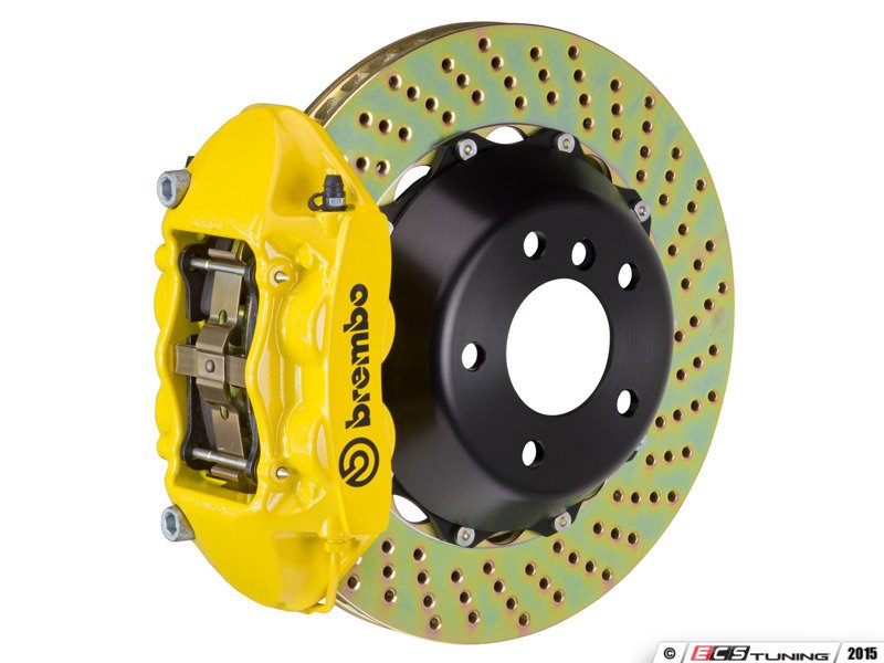 Brembo - 1P1.8005A5 - Front Brembo GT 4 Piston Big Brake Kit (345x28mm)