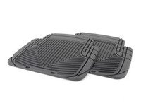 ES#2193953 - W50 - Rear all-weather floor mats - Black - All-weather protection to endure the harshest conditions - WeatherTech - BMW Volkswagen Porsche